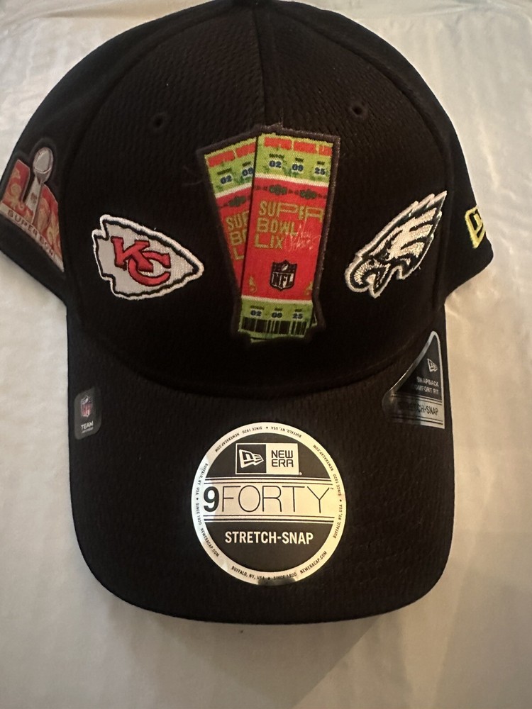 💥 💥 💥 Super Bowl LIX Dueling 9forty Black, SNAP BACK Comfort Fit. 💥 💥 💥