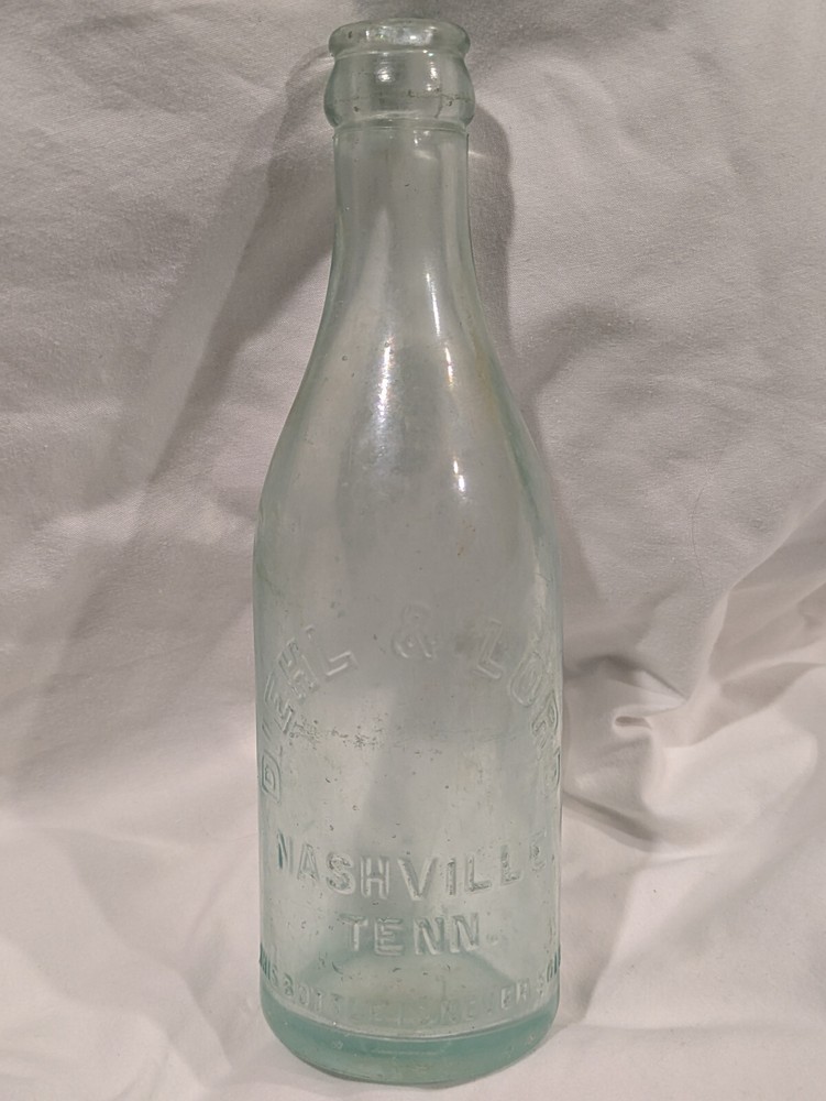 Rare Aqua Diehl & Lord Nashville Tennessee Crown-Top Bottle