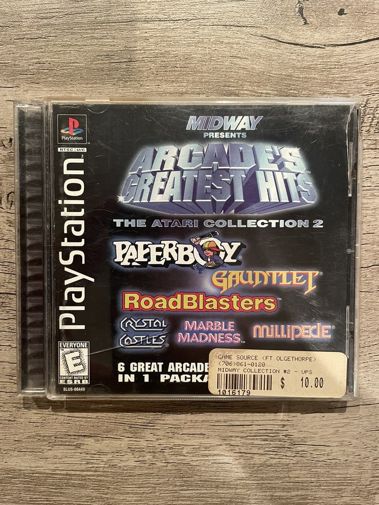 Arcade's Greatest Hits: The Atari Collection 2; CIB (Sony PlayStation 1, 1998)