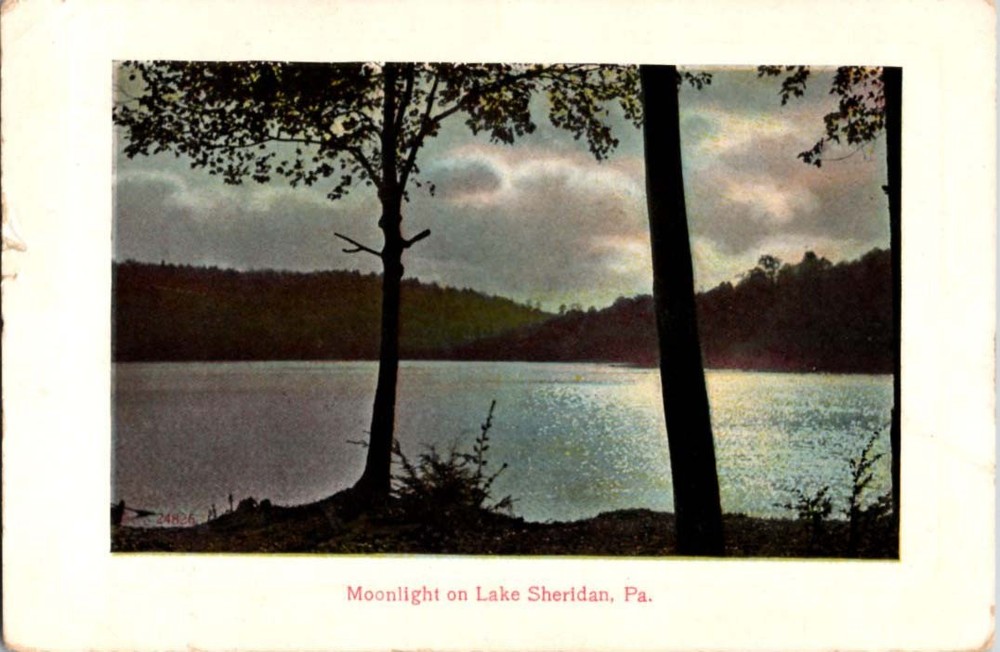 Divided-back LAKE Fleetville & Nicholson & Factoryville by Scranton PA BB9181