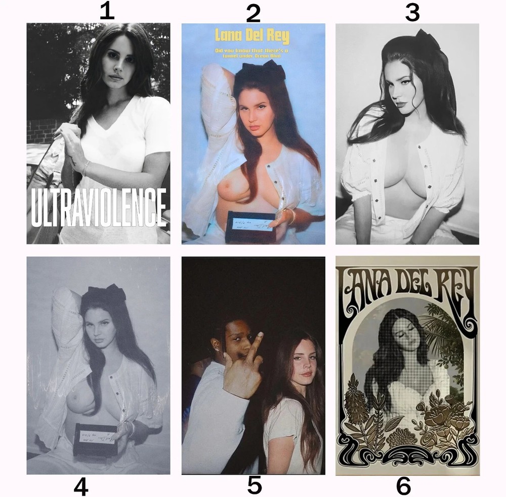 Custom Lana Del Rey Did You Know That There's a Tunnel Under Ocean Blvd Poster