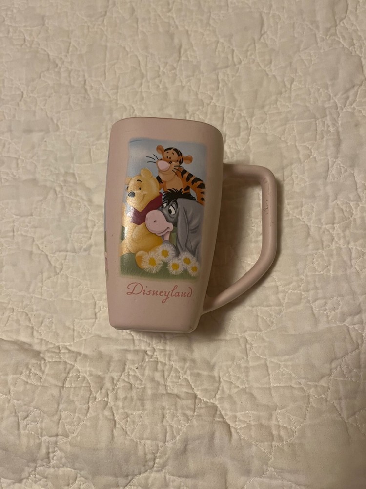 Disneyland Pink Winnie the Pooh 12oz Ceramic Mug