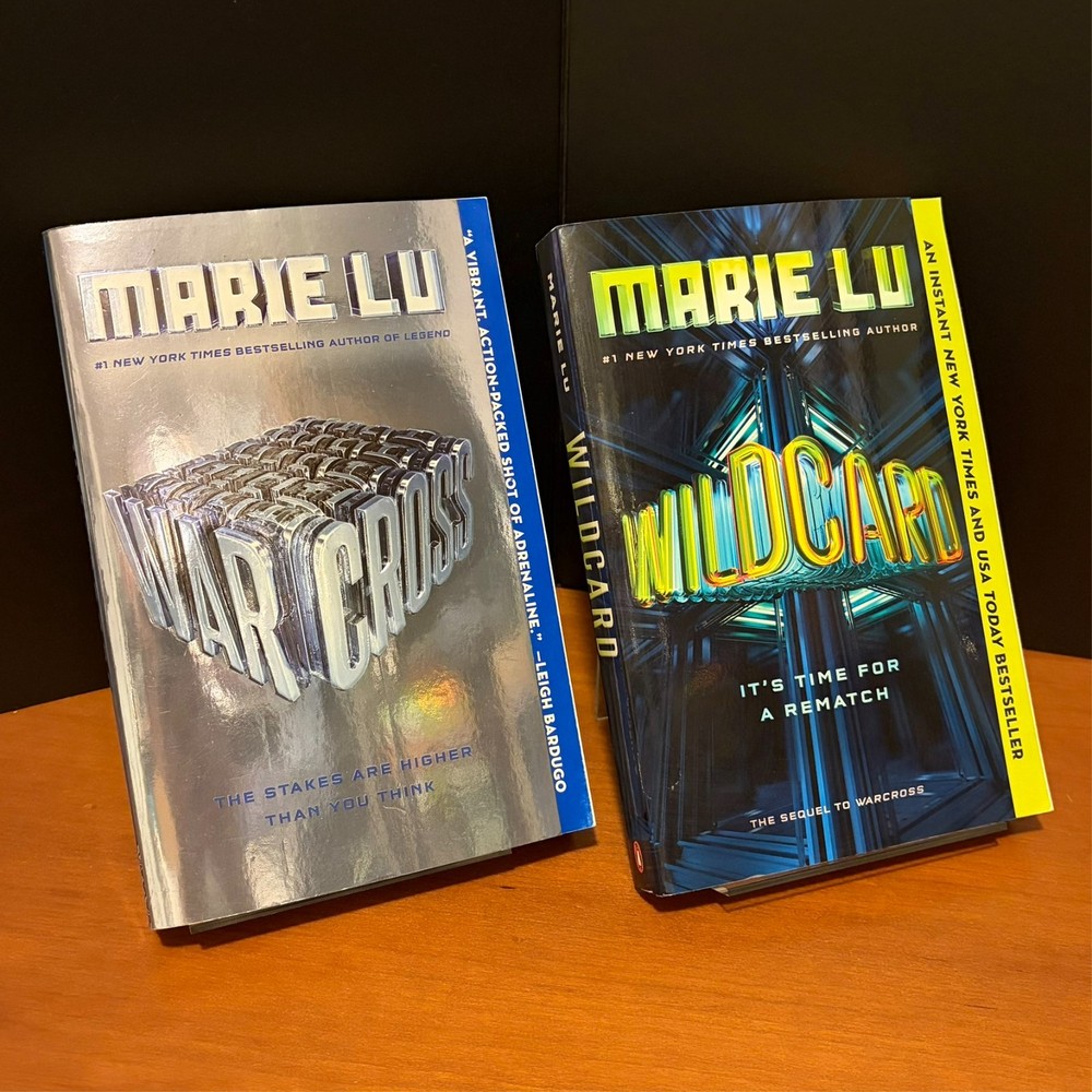 Warcross & Wildcard, Complete Warcross Duology by Marie Lu Young Adult PB Lot