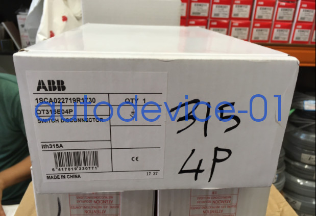 1PCS NEW ABB OT315E04P 1SCA022719R1730 SWITCH DISCONNECTOR 4P 315A DHL/FedEx
