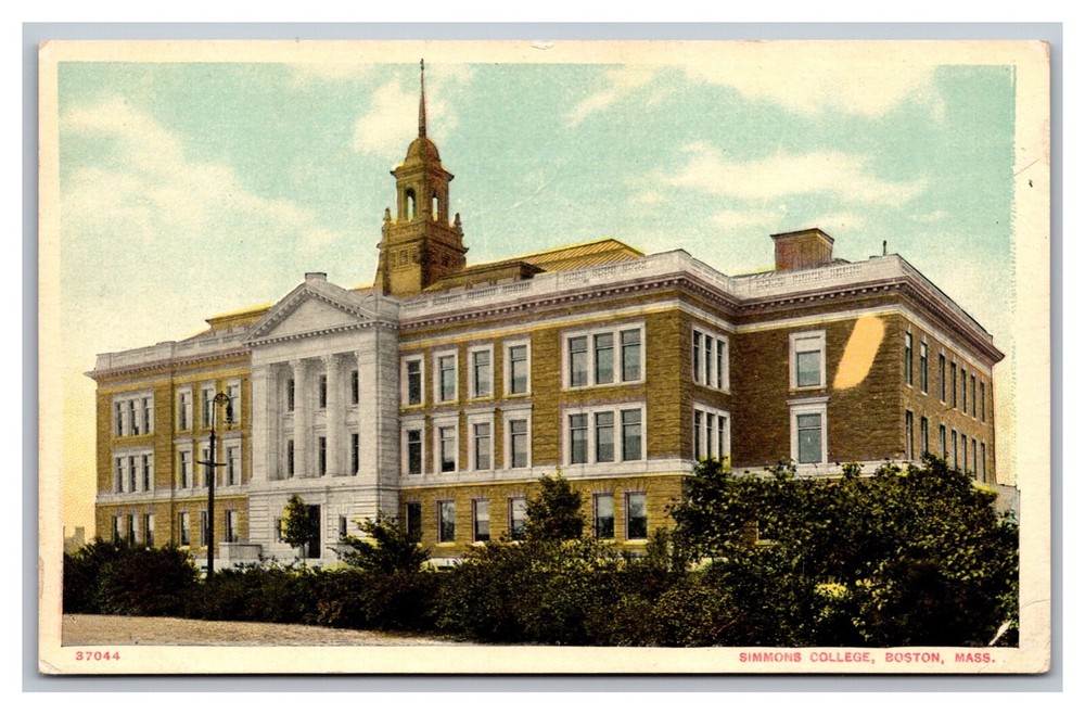Boston, MA Massachusetts, Simmons College, Divided Back Postcard