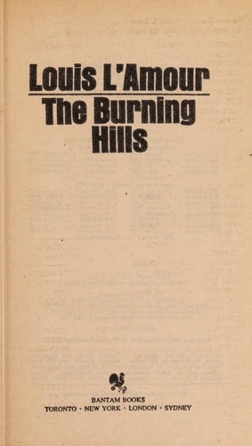 Burning Hills by L'Amour, Louis, Acceptable Book