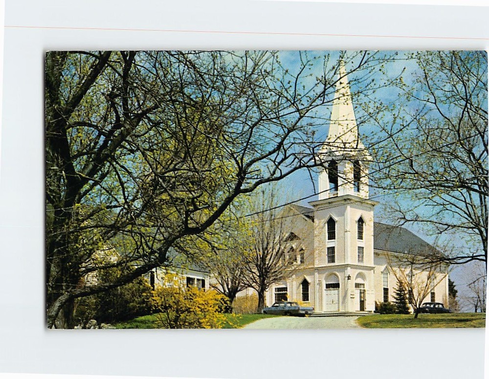 Postcard The First Parish Unitarian Church Scituate Massachusetts USA