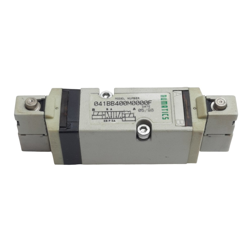 Numatics 041BB400M0000F Solenoid Valve 2/4-Way, 1/8in Valve, 150psig, 24VDC Coil