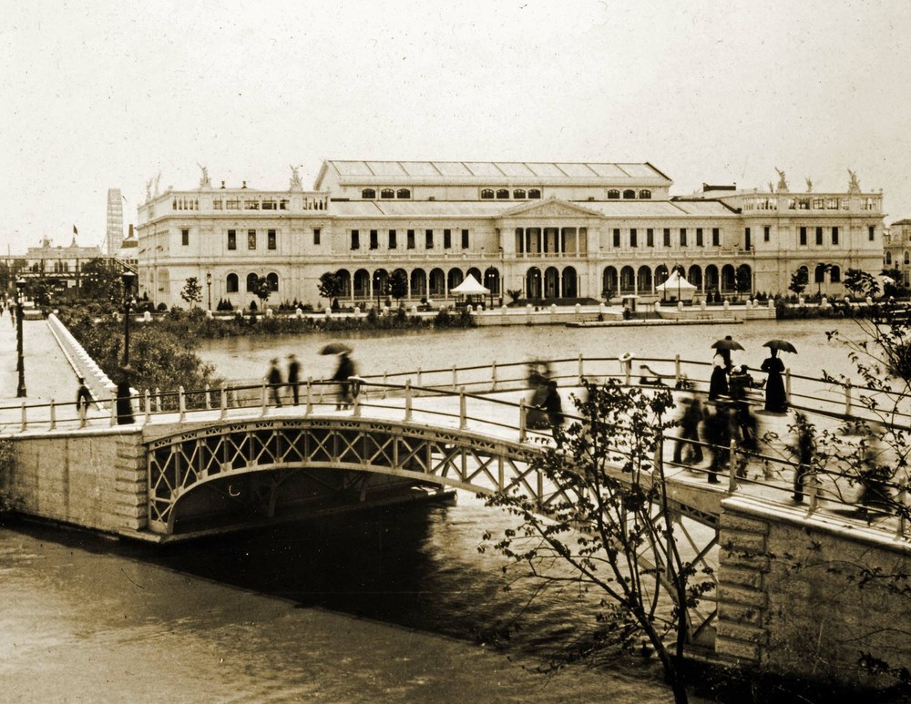 1893 Chicago World's Fair, Woman's Building Old Photo 8.5