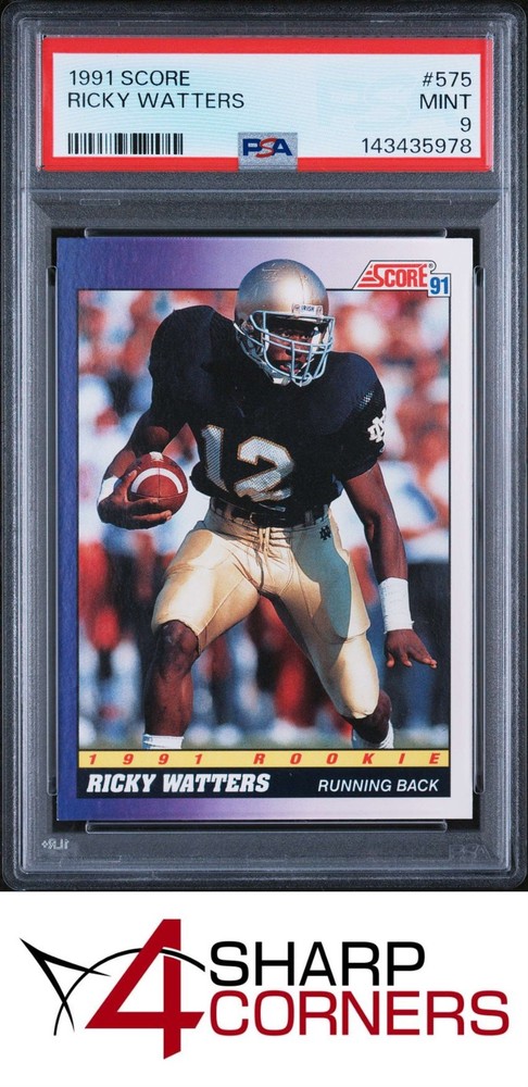 1991 Score #575 Ricky Watters Rc Psa 9Get unbeatable industry-low consignment rates at 4SC!