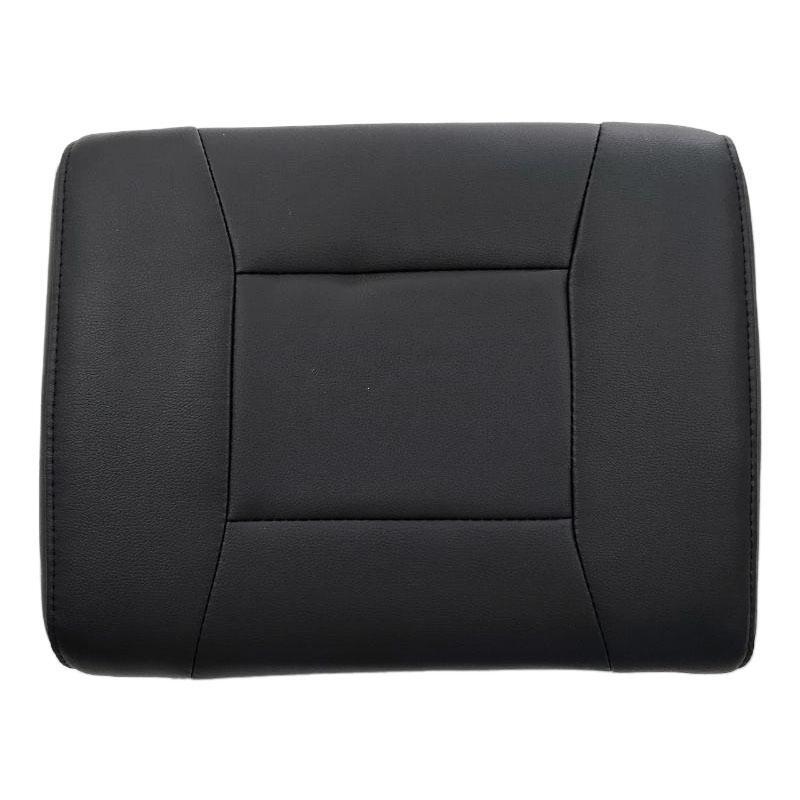 Adjustable Height Rolling Footrest Stool Ergonomic Ottoman for Home Office Black