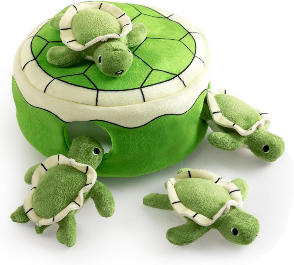Squeaky Dog Toy, Interactive Plush Hide and Seek Dog Toys for Small Medium Sized
