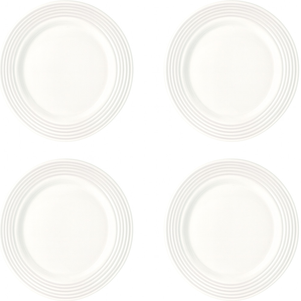 Lenox Tin Can Alley Dessert Plate, White set of 4