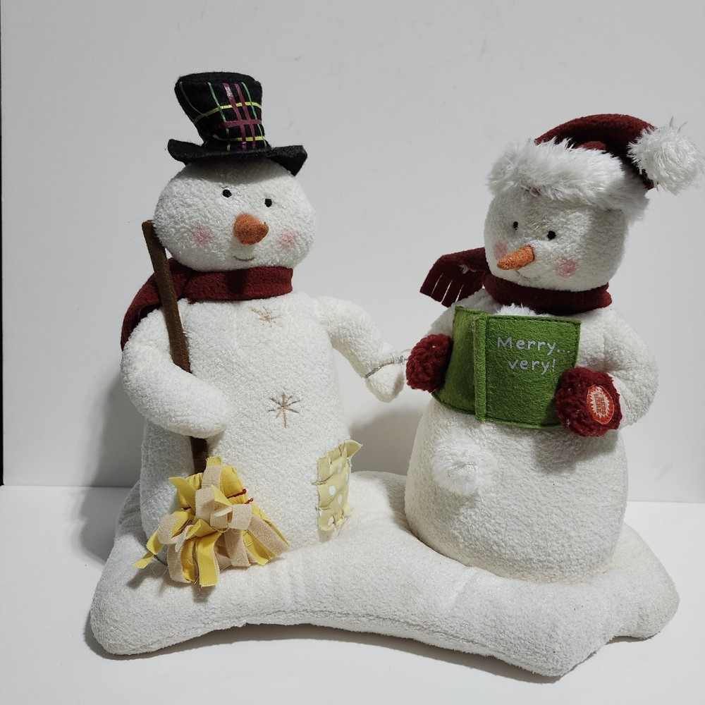 READ Hallmark Jingle Pals Wish You A Merry Christmas Mr MRS SNOWMAN DOESN'T MOVE