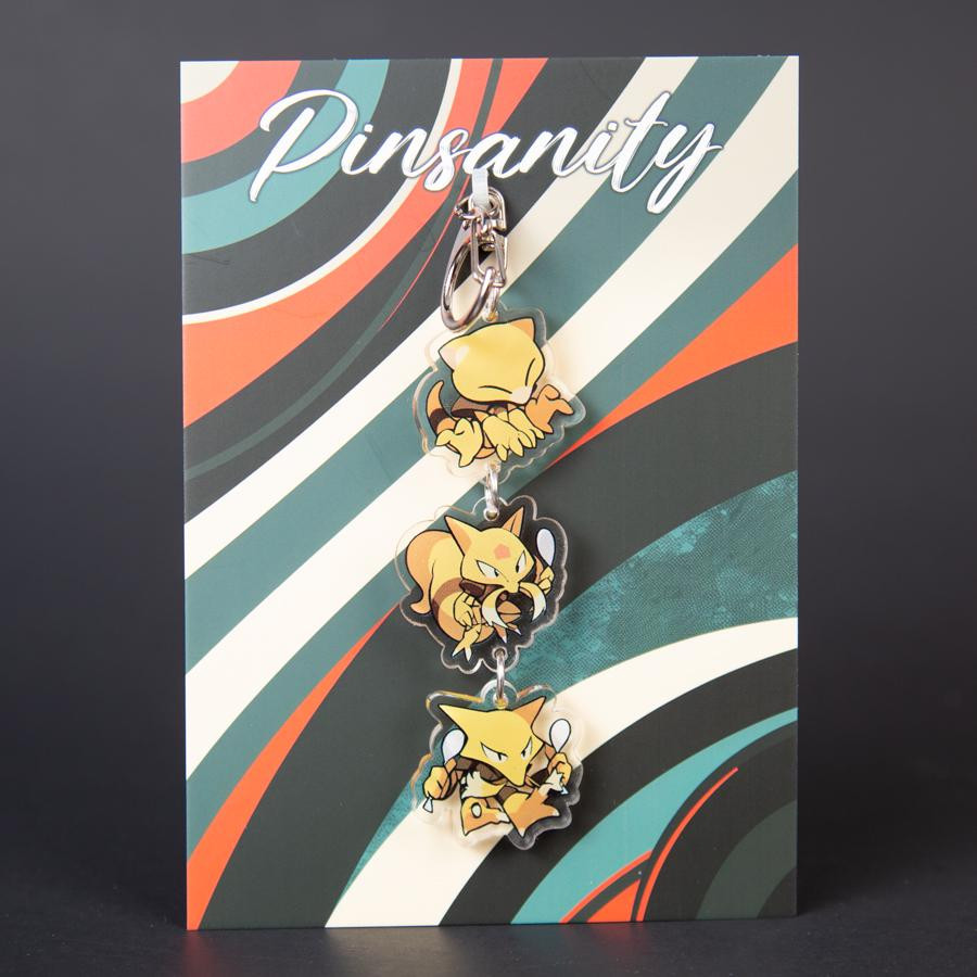 Abra kadabra alakazam line - acrylic keychain - pokémon pokemon-image