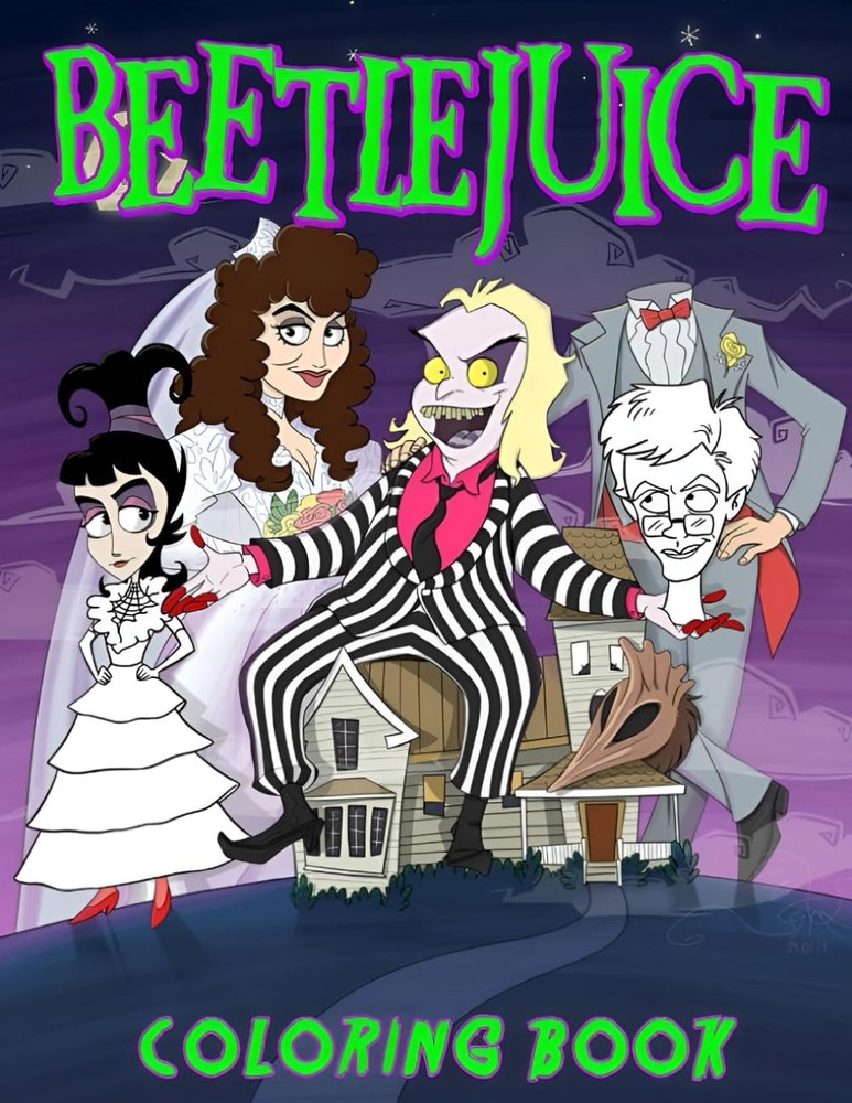 beetle-juice's coloring book: Give the perfect birthday gift with our birthday p
