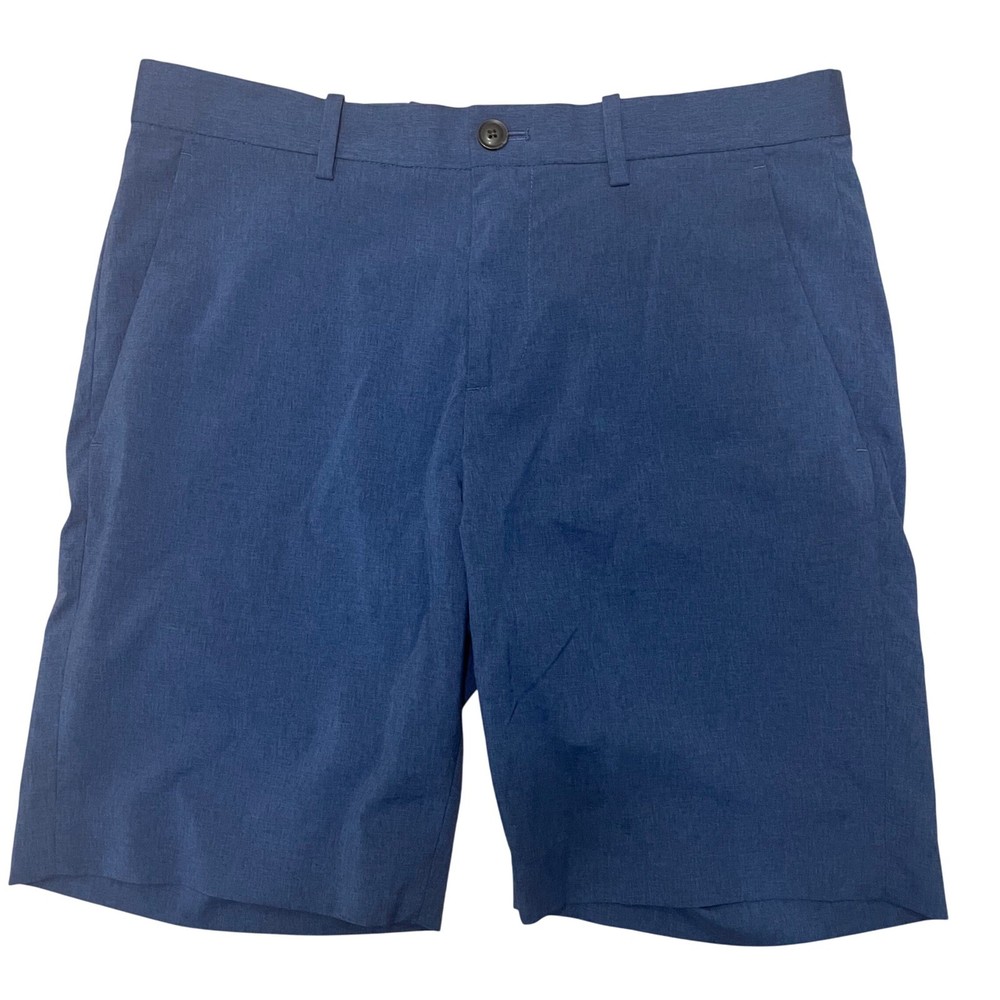 Perry Ellis Portfolio Men's Blue Shorts Size 30 Flat Front Casual Comfortable