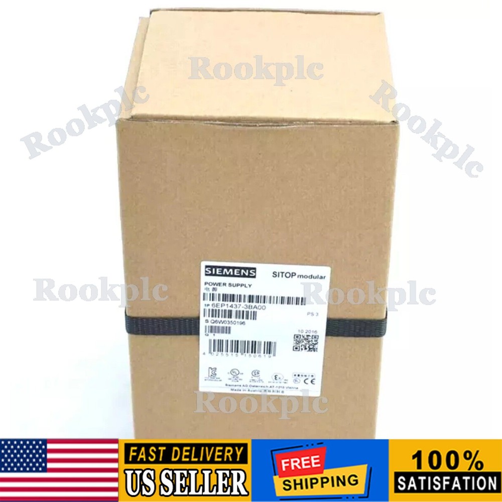 New Siemens 6EP1437-3BA00 SITOP Modular Stabilized Power Supply 6EP1 437-3BA00