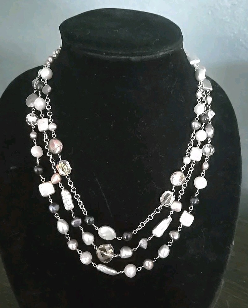 Vng 925 Sterling Pearl Necklace