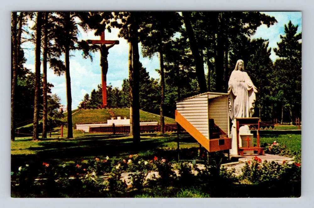 Indian River MI-Michigan, Catholic Shrine, Our Lady of Highway Vintage Postcard