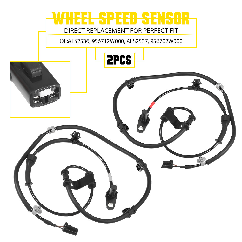 ABS Speed Sensors For 2013-2018 Hyundai Santa Fe Sport 2014 Kia Sorento Front LR