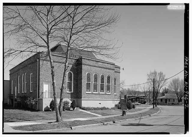 Photo:Birmingham Alabama Harmony Street Baptist Church 1995 West Elevation