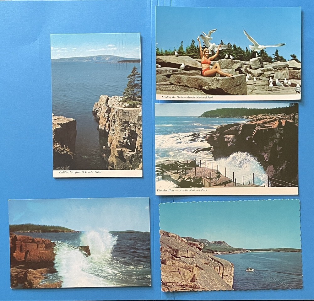Acadia National Park, Maine, Vintage Postcard Lot-image