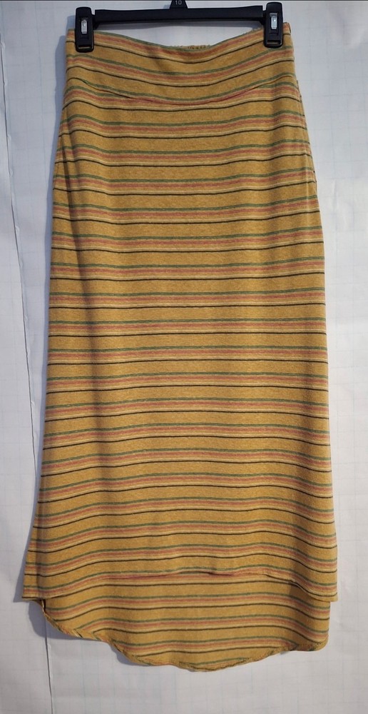 Prana Tulum Maxi Skirt Hemp Women's XS Pockets