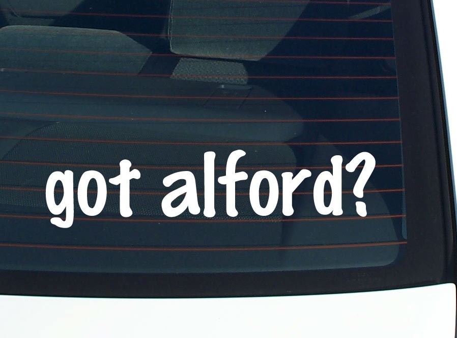 Alford Family Funny Car Decal Bumper Sticker Vinyl Window Pride