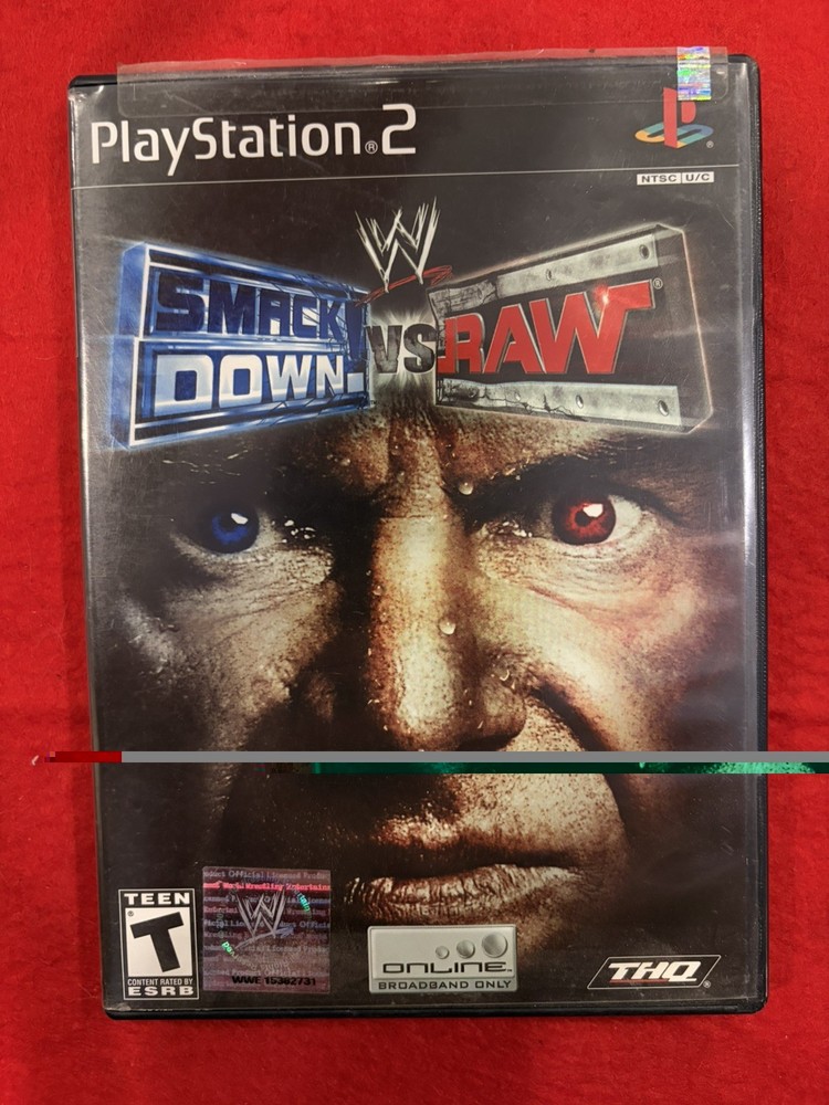 WWE SmackDown vs Raw 2004 PlayStation 2 PS2 Game CIB