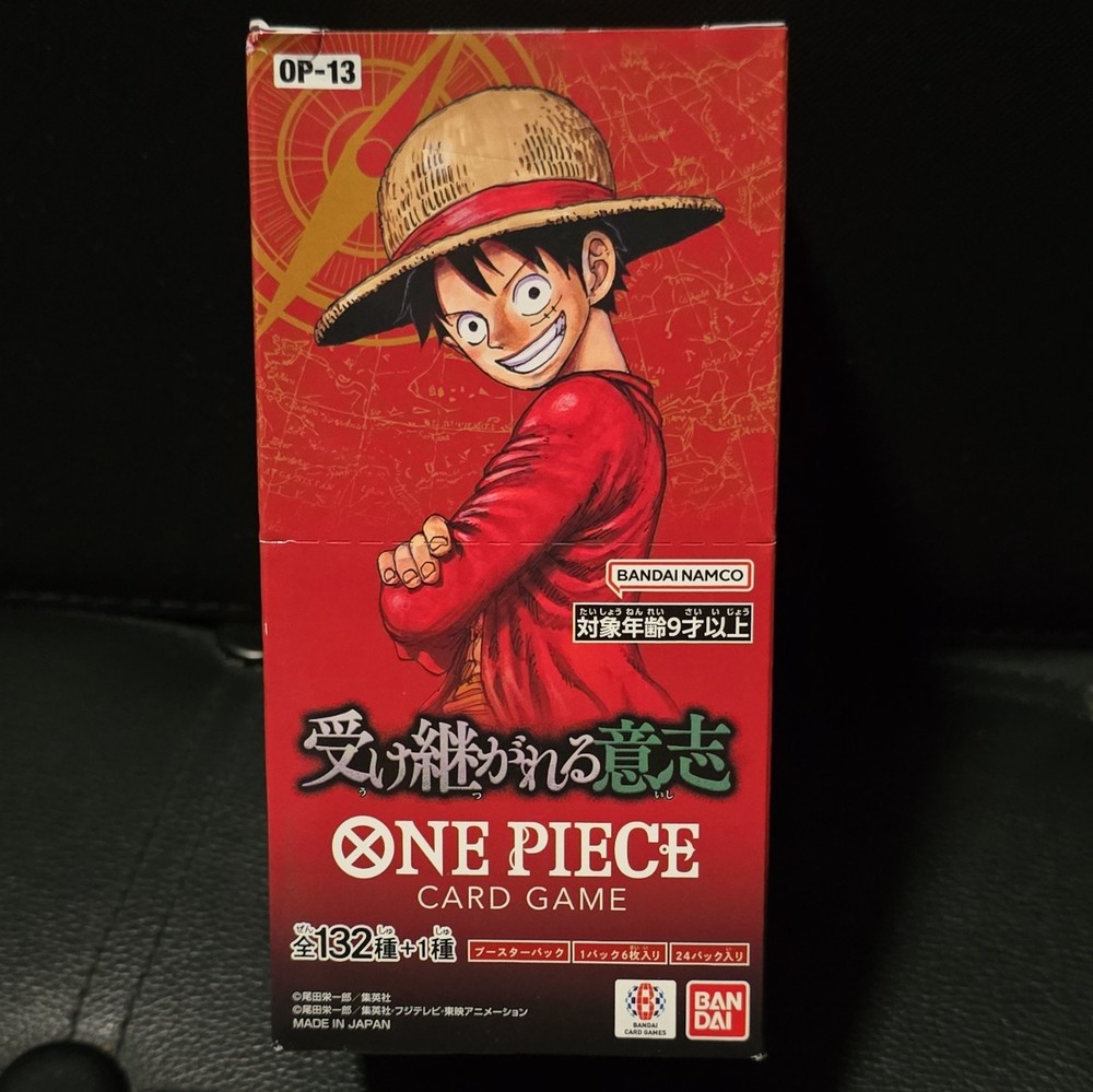Bandai One Piece Card Game OP-13 Japanese Booster Box 132 Cards