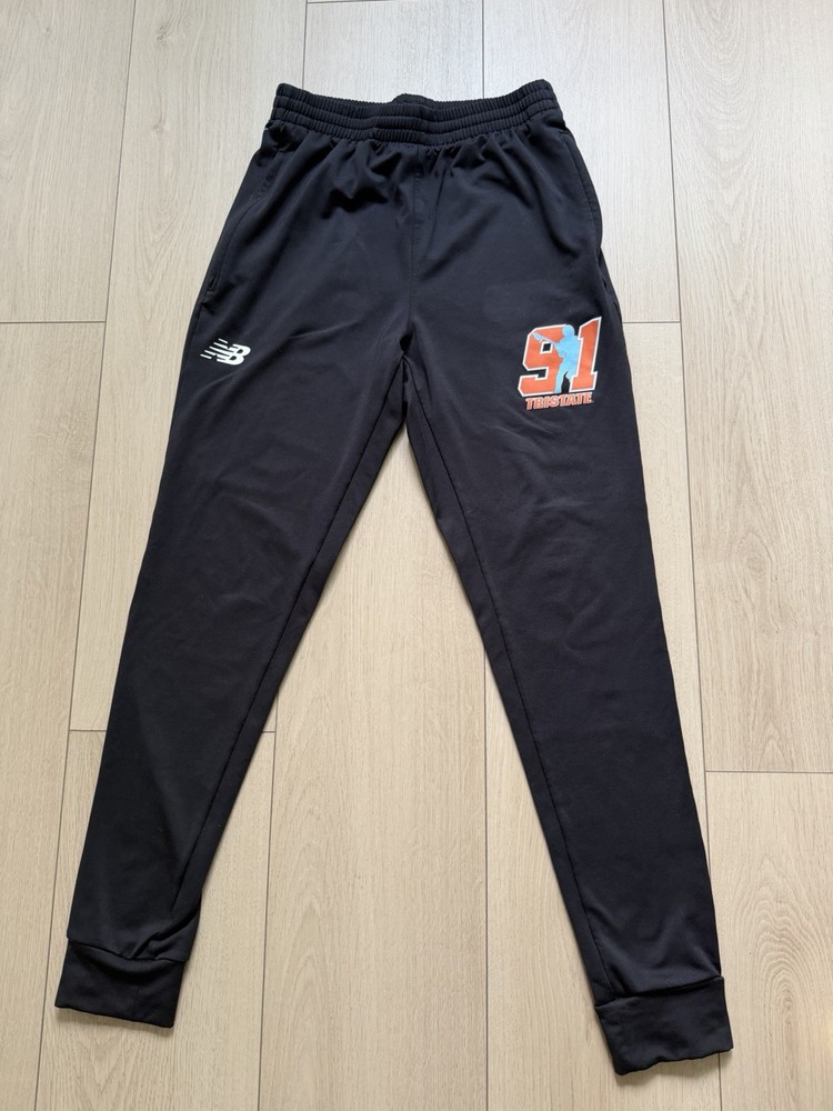New Balance Men's Jogger Pants Size S Black Elastic Waist Pockets
