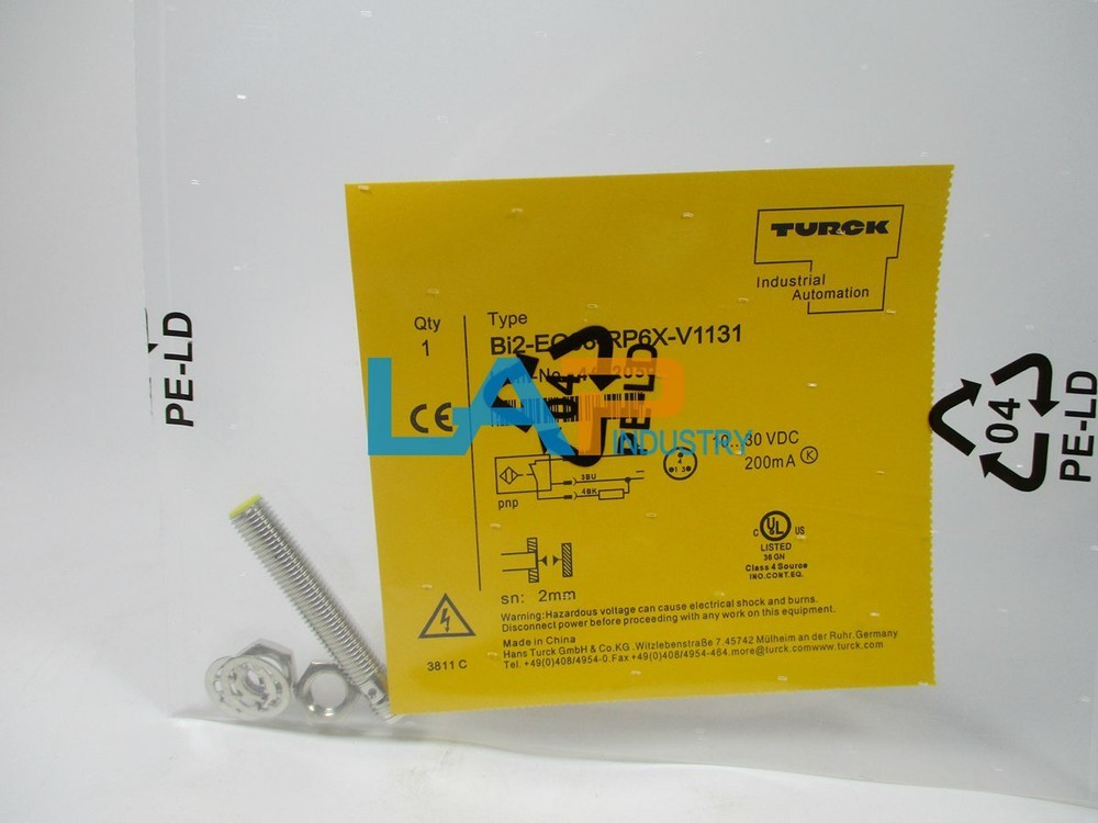 1PCS New For Turck Bi2-EG08-RP6X-V1131 10-30VDC 200mA sn : 2mm Proximity Sensor