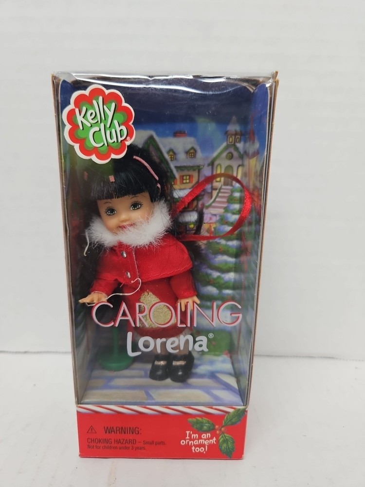 Mattel Kelly Club 2001 Caroling Lorena Christmas   Doll Ornament See Description