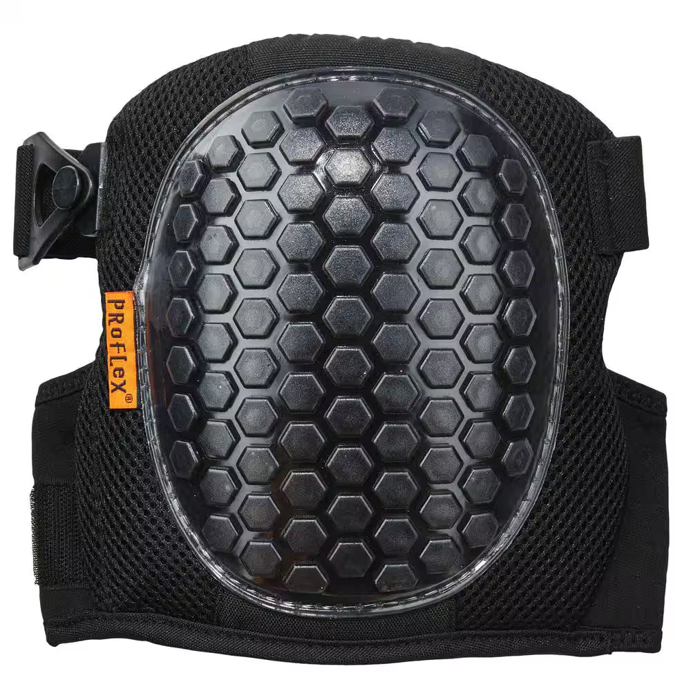 Proflex Gel Knee Pads Round Cap Lightweight Support for Comfort
