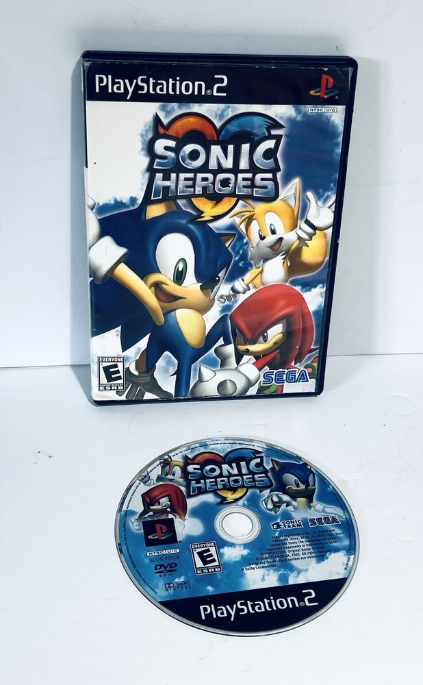 Sonic Heroes Greatest Hits Sony Playstation 2 PS2 With Case No Manual Tested