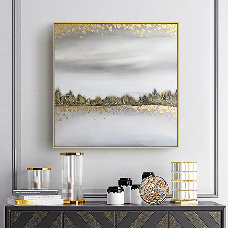 Handmade Painting Abstract Model Room Painting Modern Minimalist Decorative