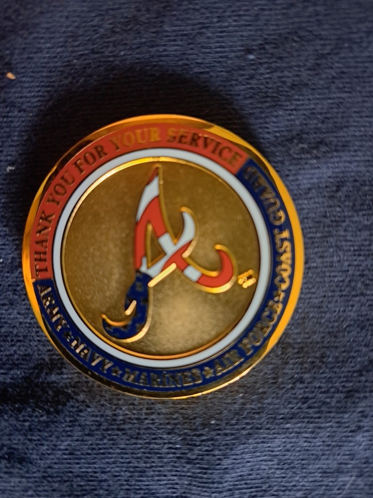 Atlanta Braves Challenge Coin Fox Sports