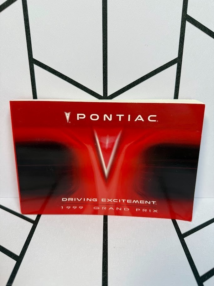 1999 Pontiac Grand Prix Owner's Manual Factory Original OEM Very Good Condition
