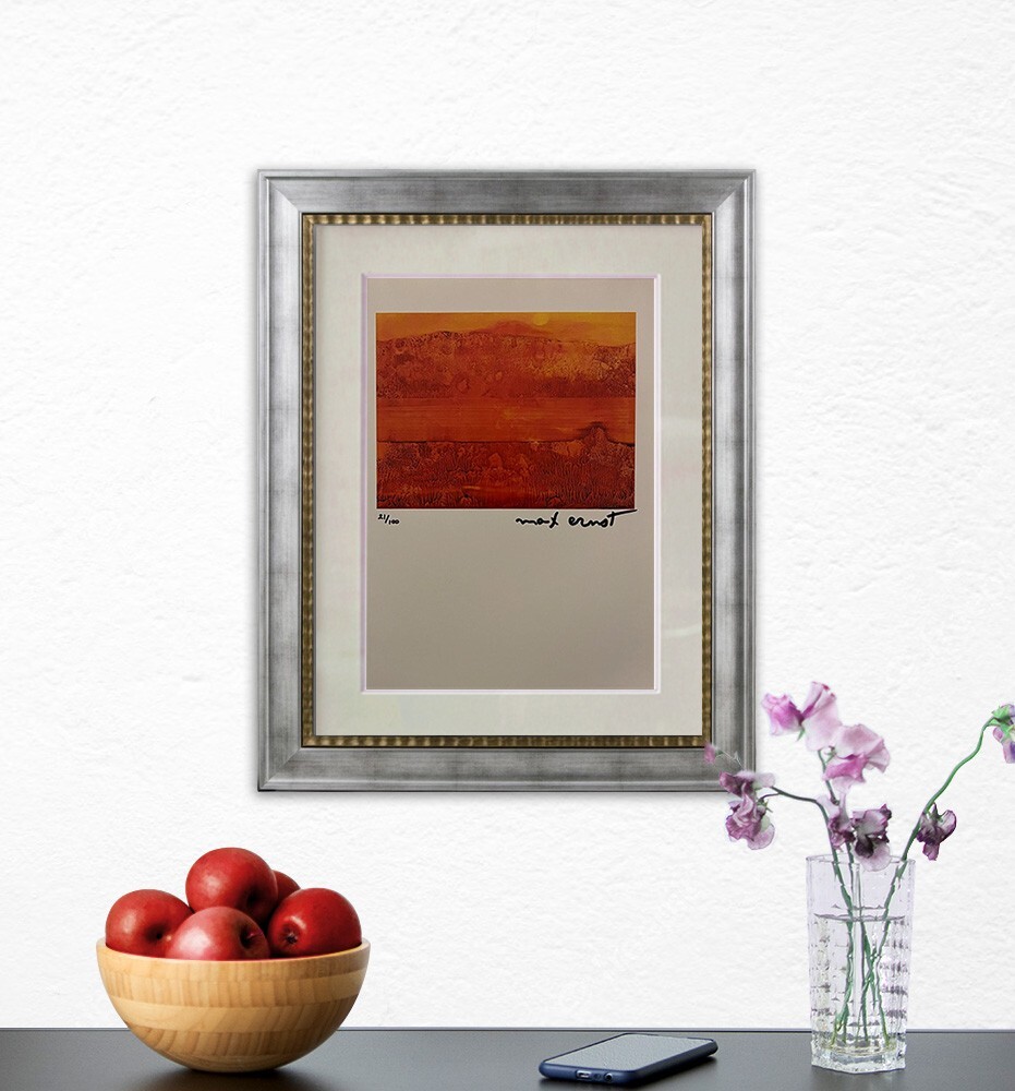 Max Ernst, Original Hand-signed Lithograph with COA & Appraisal of $3,500