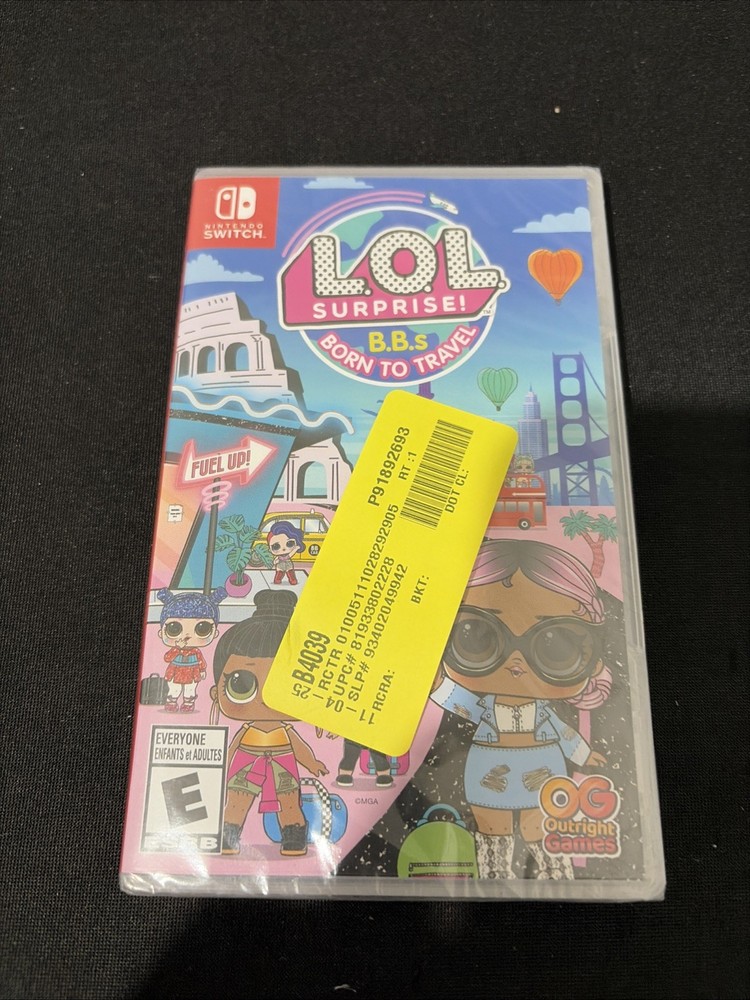 L.O.L. Surprise! B.B.s Born to Travel - Nintendo Switch Brand New Sealed