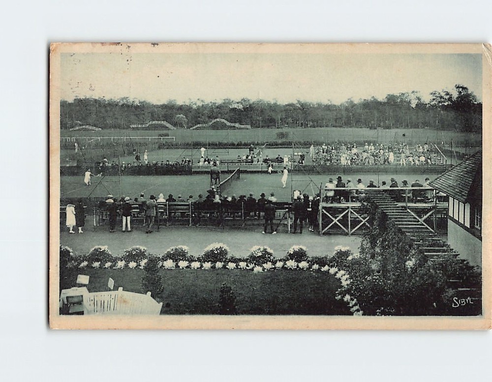 Postcard Vue d ensemble Tennis Club Paris Plage Le Touquet France