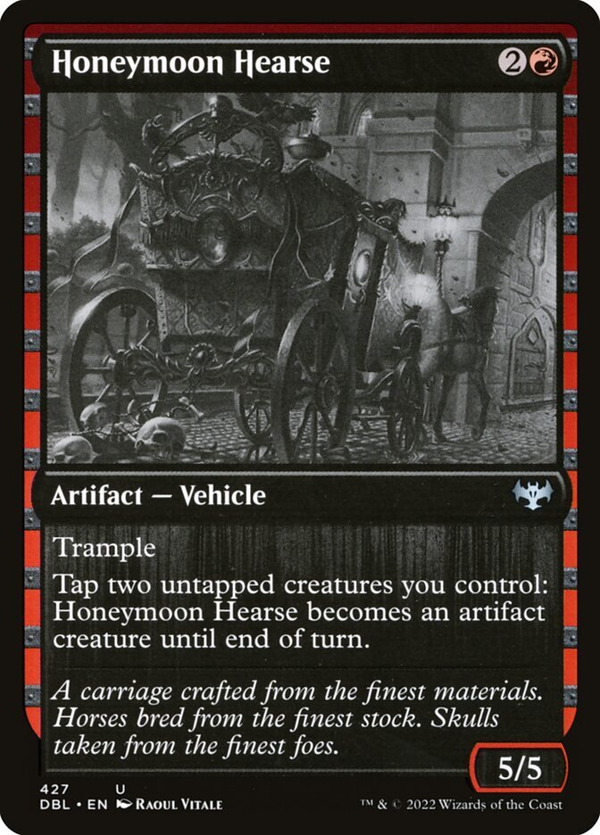 MTG Magic the Gathering Honeymoon Hearse (427/633) Innistrad Double Feature LP