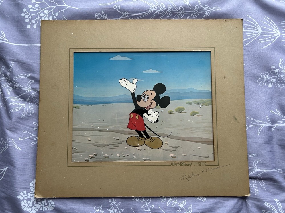 Signed Walt Disney Mickey Mouse Vintage Artwork & Ephemera Collection