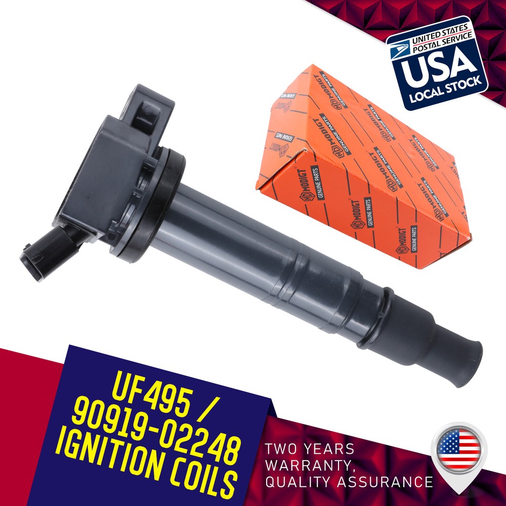 DENSO Ignition Coils 673-1308 for Toyota 4Runner Tacoma 4.0L OEM 90919-02248
