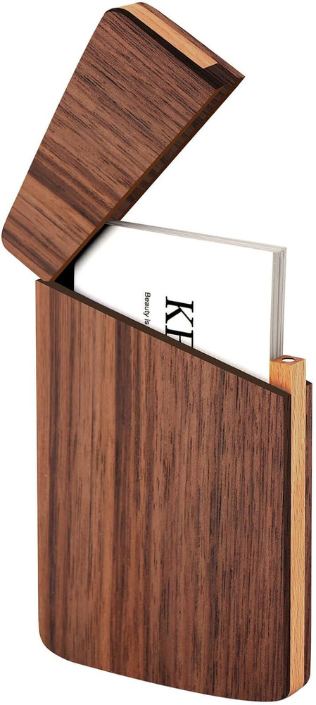 Wood Business Card Holders Wooden Business Card Case Name Card Holder Walnut Car