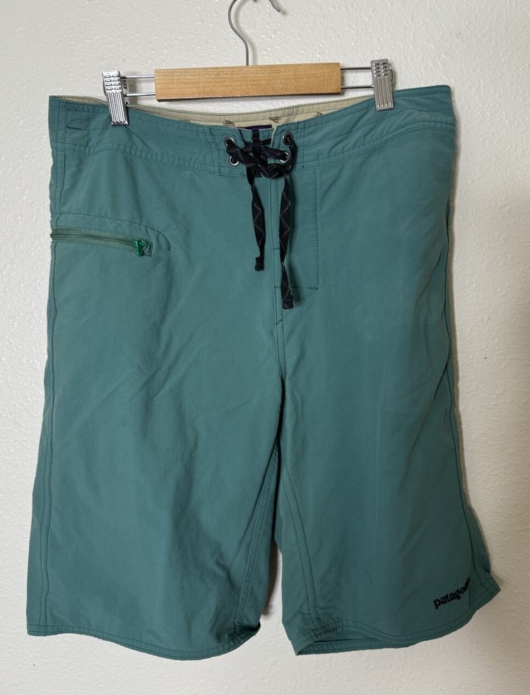 Patagonia Men's Stretch Planing Board Shorts Turquoise Size 32