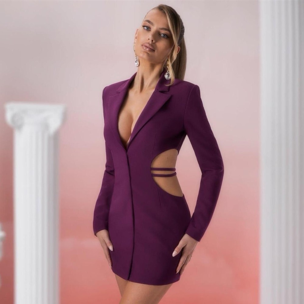 Oh Polly Blazer Cutout Women's Dress Size XS