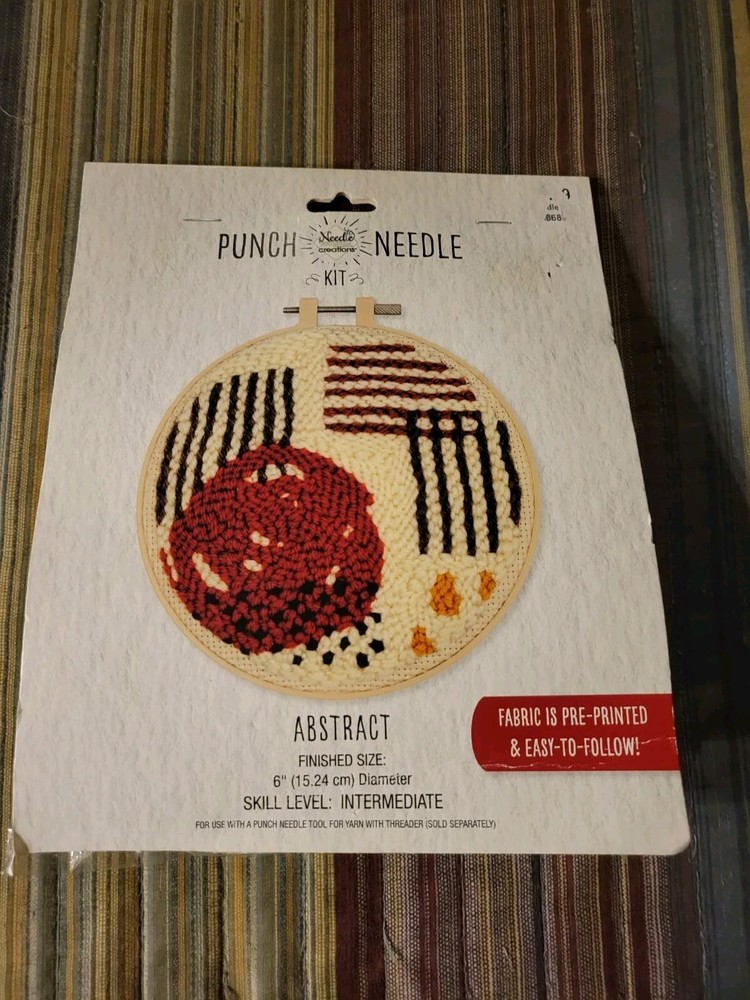 Abstract Punch Needle Kit for Creative Needle Creations-image