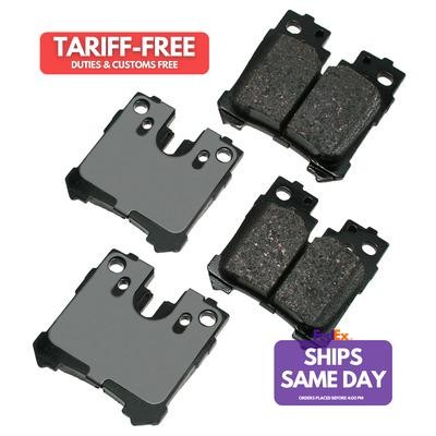 Akebono ACT1283 Ceramic Brake Pads Set of 4 Rear for 2007-2017 Lexus LS460